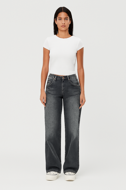 LeRoxy | Dames Stretch Jeans | Comfortabele High Rise Spijkerbroek in Denim