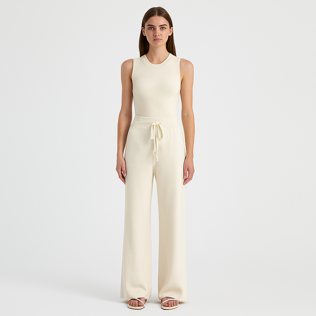 LeRoxy Hoge Taille Broek – Warme & Stijlvolle Damesbroek