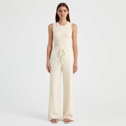 LeRoxy Hoge Taille Broek – Warme & Stijlvolle Damesbroek