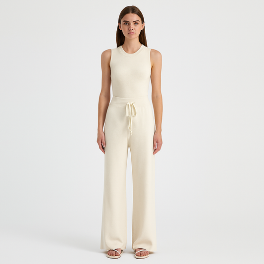 LeRoxy Hoge Taille Broek – Warme & Stijlvolle Damesbroek