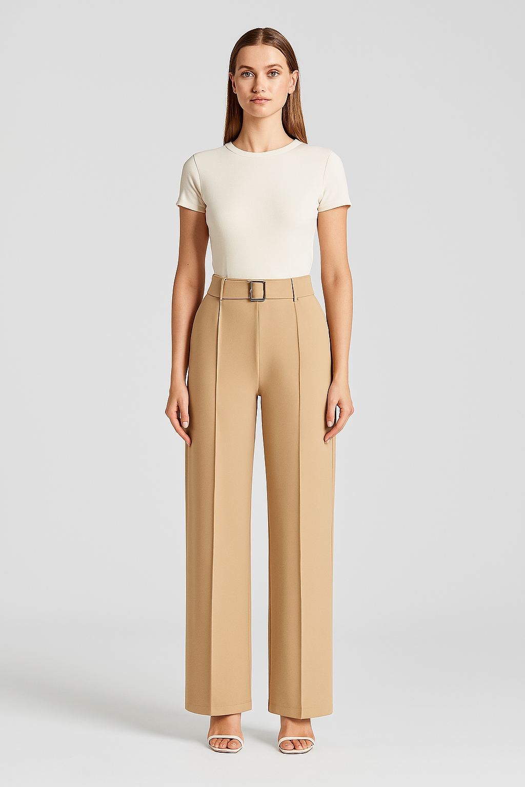 LeRoxy | Couture Luchtige Ice Silk Cropped Broek | Stijlvol en Comfortabel voor de Zomer