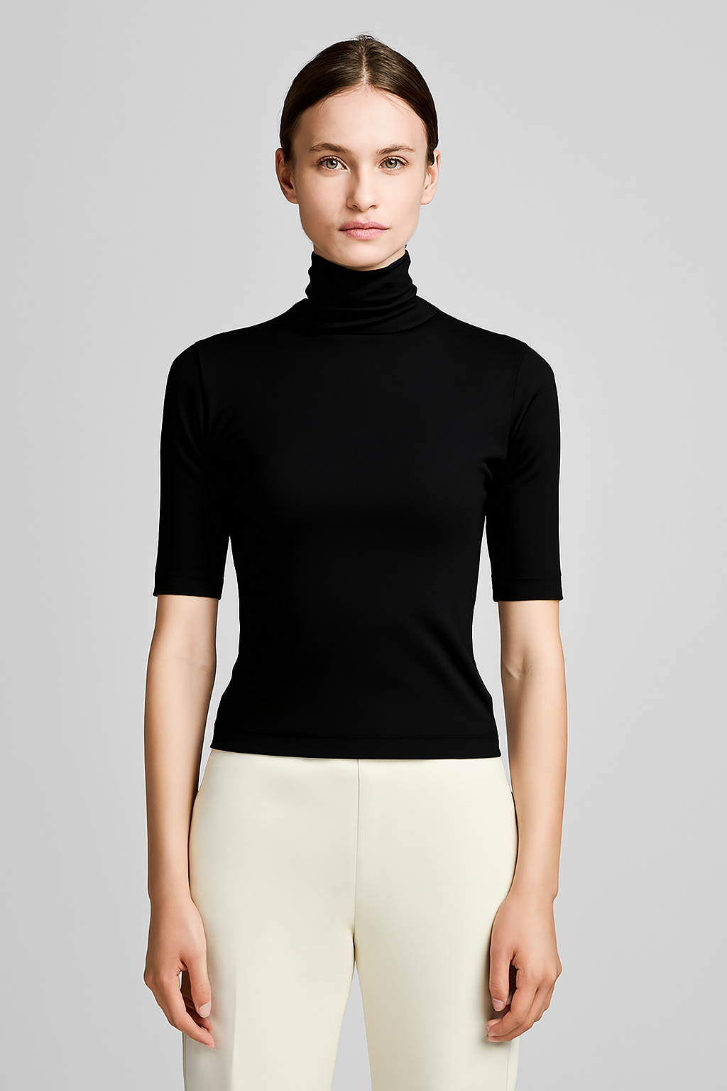 LeRoxy | Dames Minimalistische Coltrui | Comfortabele & Stijlvolle Trui met Hoge Hals