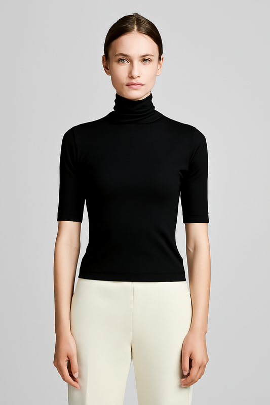 LeRoxy | Dames Minimalistische Coltrui | Comfortabele & Stijlvolle Trui met Hoge Hals