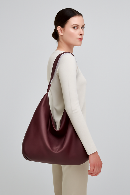 LeRoxy |Luxe Leren Hobo Tas voor Dames | Elegante en Ruime Handtas