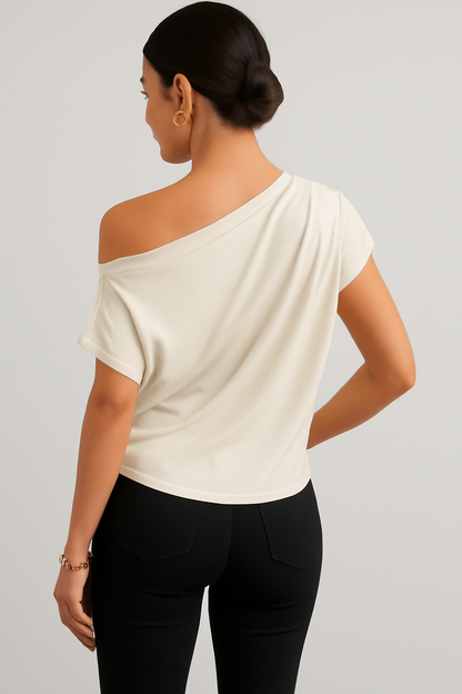 LeRoxy | Luchtige Off-Shoulder Zomer Top Dames | Comfortabele & Stijlvolle Zomeroutfit