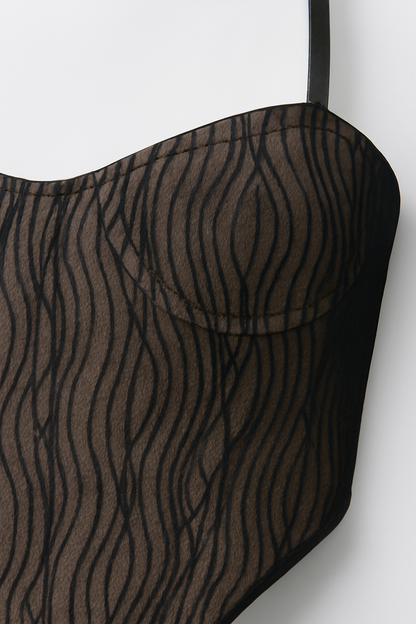 LeRoxy Luxe Vegan Leren Corsettop | Duurzaam, Stylish & Cruelty-Free