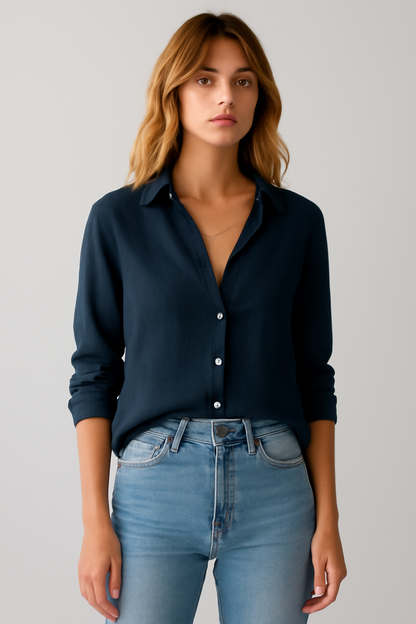 LeRoxy Elegante Top met Lange Mouwen voor Vrouwen - Stijlvolle en Comfortabele Mode