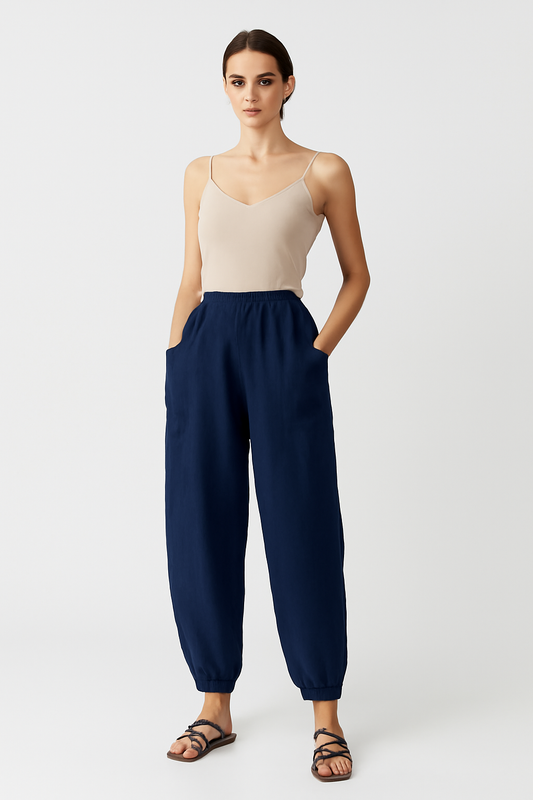 LeRoxy | Stijlvolle en Ademend Luchtige Linnen Broek | Perfect voor Zomercomfort en Casual Elegantie 2025