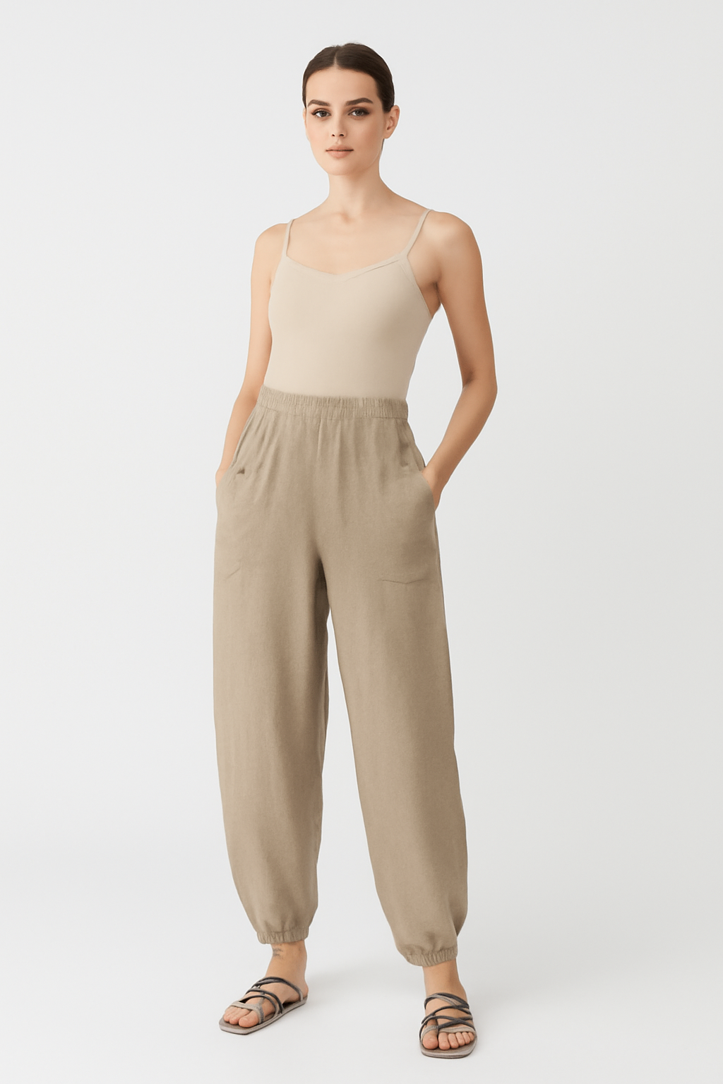 LeRoxy | Stijlvolle en Ademend Luchtige Linnen Broek | Perfect voor Zomercomfort en Casual Elegantie 2025