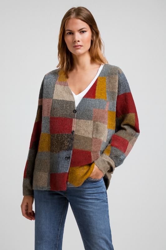LeRoxy |  Boho Patchwork Vest met Bloemen | Dames Vest Casual & Trendy