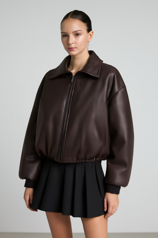 LeRoxy | Damesjas | Oversized Pasvorm | Vegan Leer