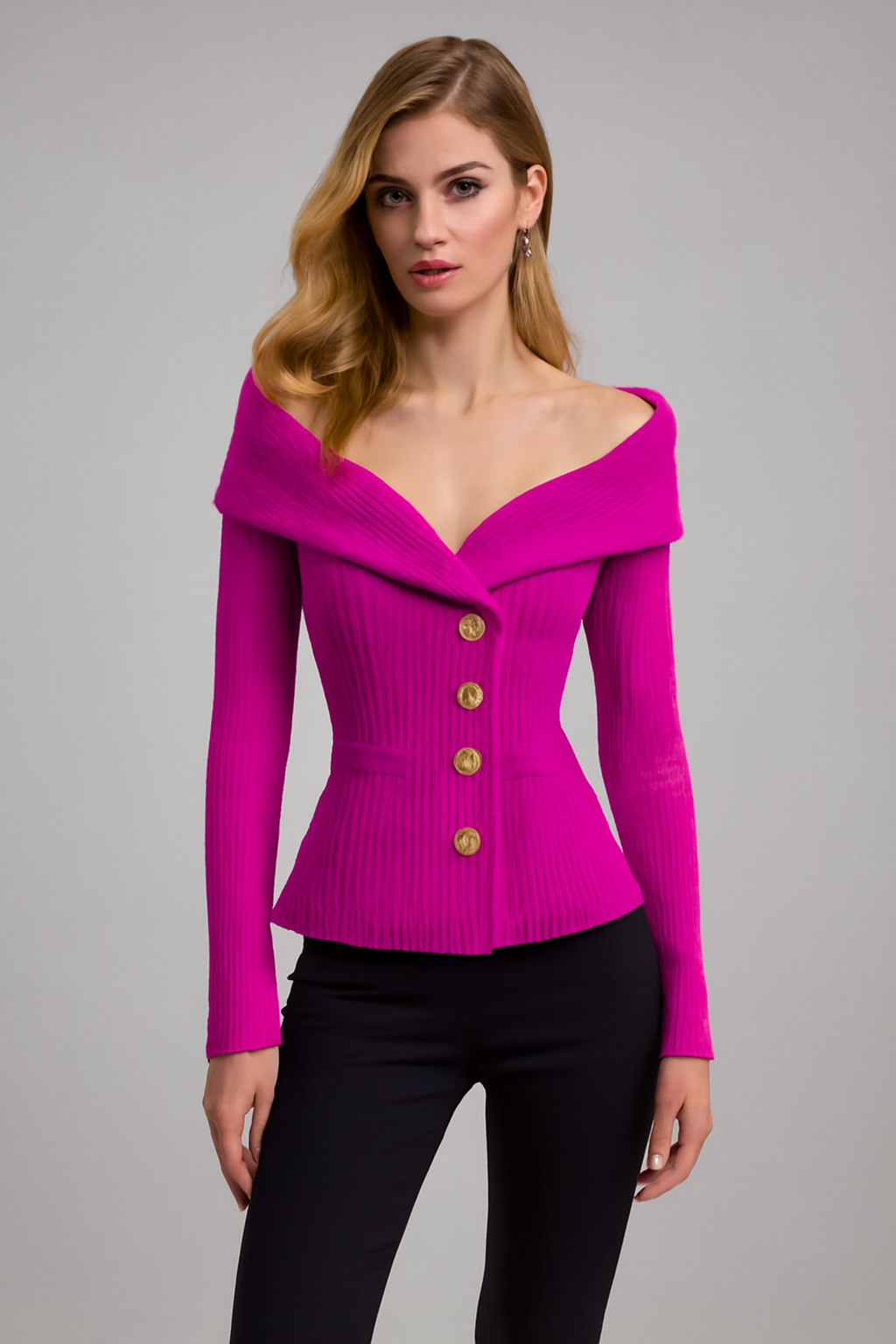 LeRoxy | Dames Cardigan | Zachte Gebreide Elegante Trui