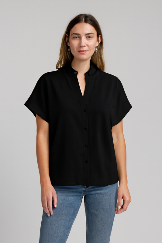 LeRoxy | Elegante V-hals Top voor Vrouwen | Stijlvolle en Comfortabele Kleding