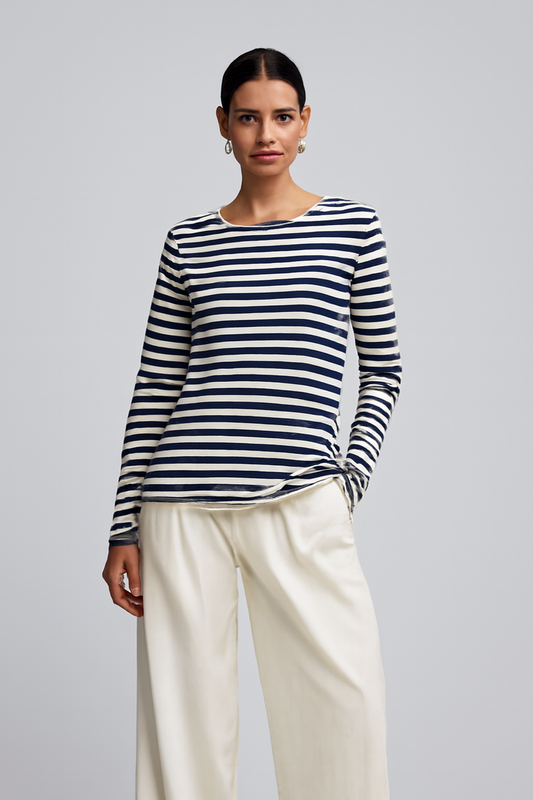 LeRoxy | Gestreept T-Shirt met Lange Mouwen | Stijlvol & Comfortabel voor Vrouwen