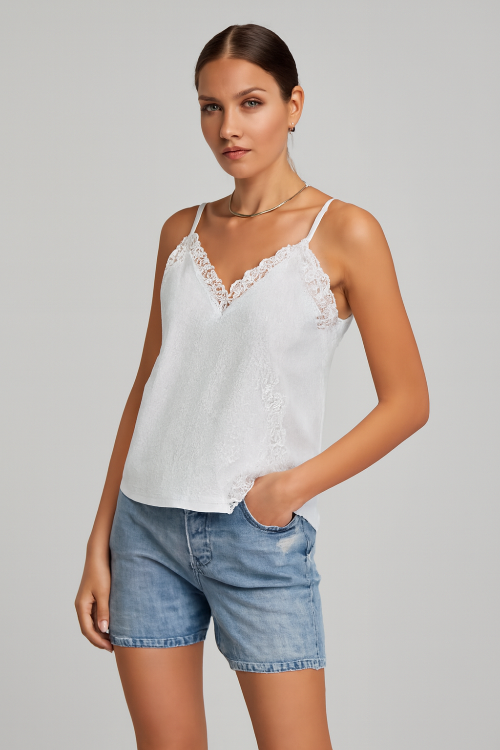 LeRoxy Elegante Kanten Cami Top | Stijlvolle en Verleidelijke Mode