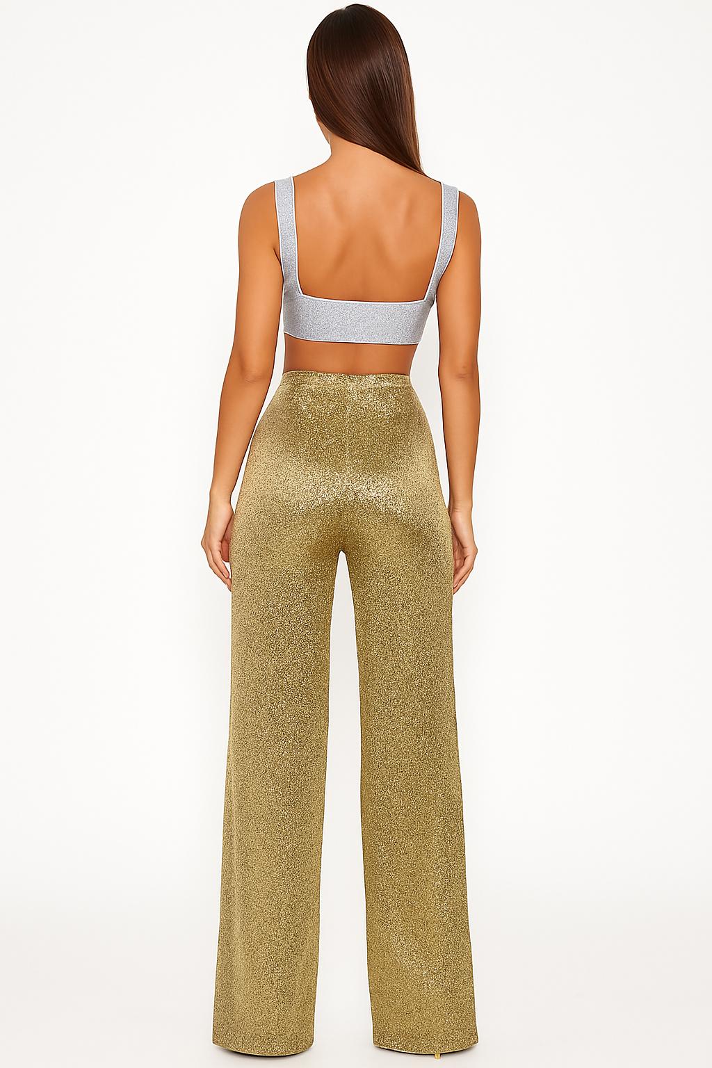 LeRoxy | Glamour Glitter Broek | Dames Fashion Trendy Glanzend