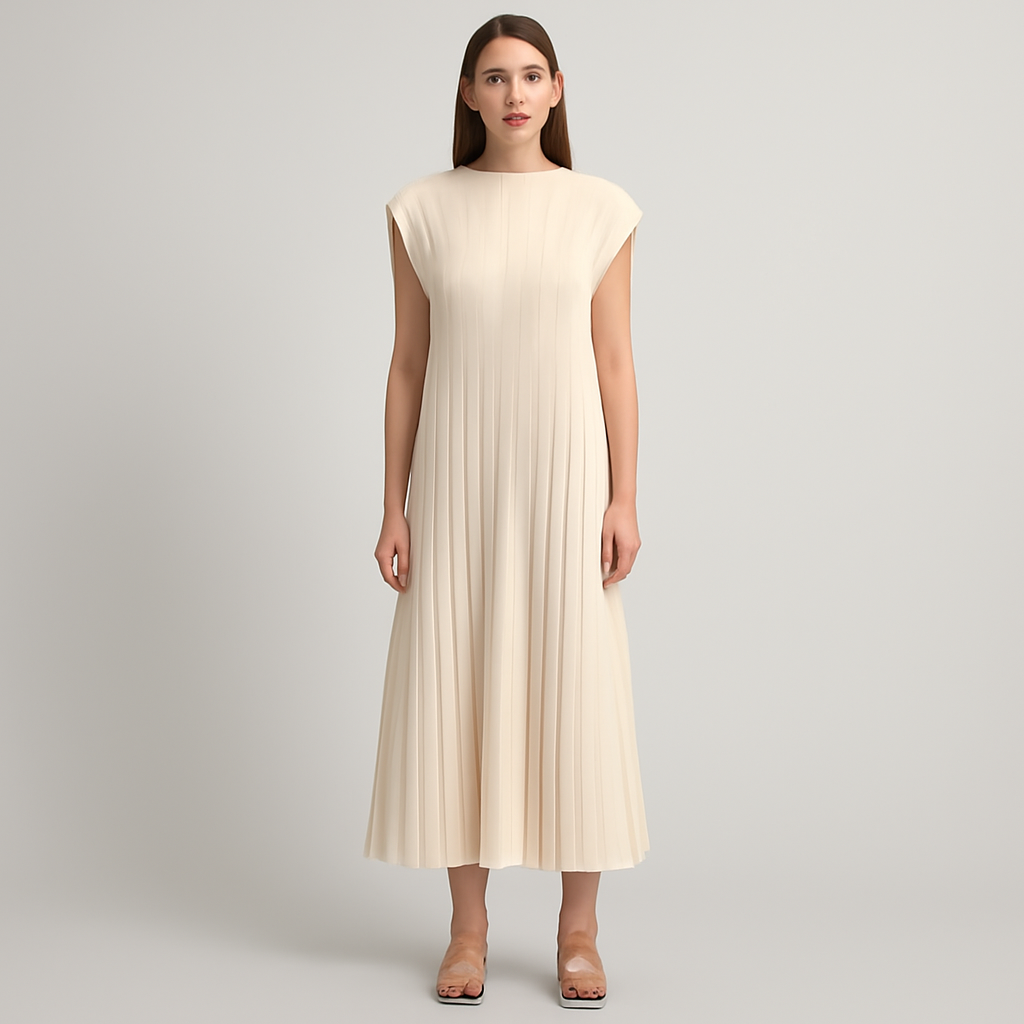 LeRoxy | Mouwloze Elegante Jurk | Stijlvolle Zomerjurk voor Elke Gelegenheid