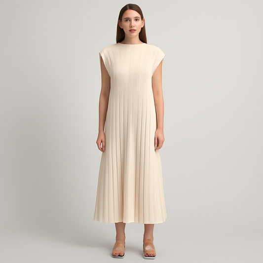 LeRoxy | Mouwloze Elegante Jurk | Stijlvolle Zomerjurk voor Elke Gelegenheid