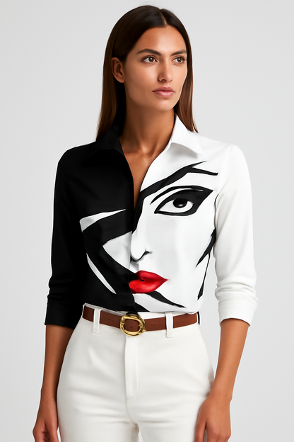 LeRoxy | Chic Losse Blouse | Elegante Damesblouse voor Elke Gelegenheid
