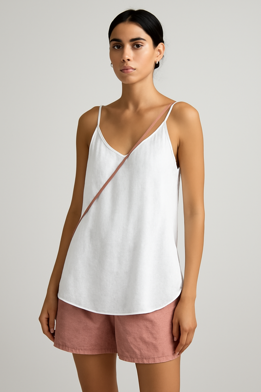 LeRoxy | Luchtige Linnen Lange Top voor Dames | Zomerse Tuniek met Comfortabele Pasvorm