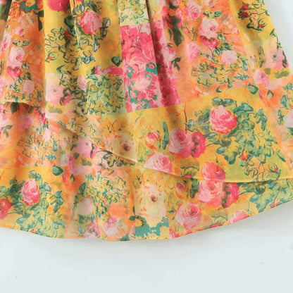 LeRoxy | Jurk met Tiered Rok in Felle Kleuren | Elegante Mode voor Elke Gelegenheid