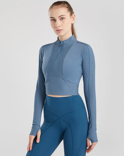 LeRoxy | Dames Sportjack | Blauw | Lichtgewicht Sportkleding