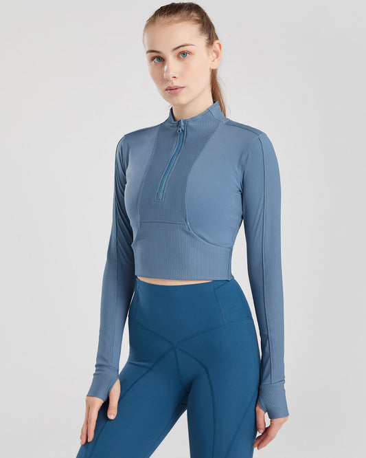 LeRoxy | Dames Sportjack | Blauw | Lichtgewicht Sportkleding