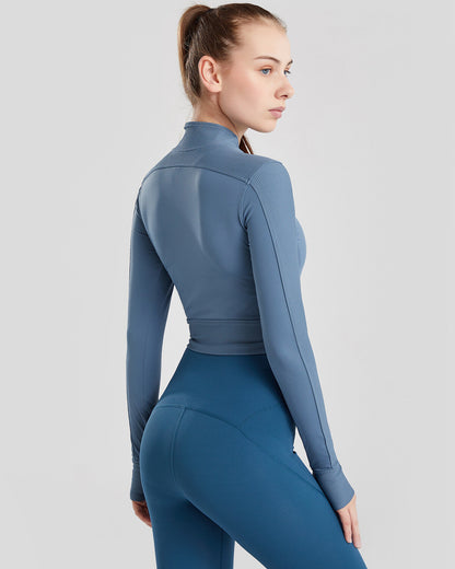 LeRoxy | Dames Sportjack | Blauw | Lichtgewicht Sportkleding