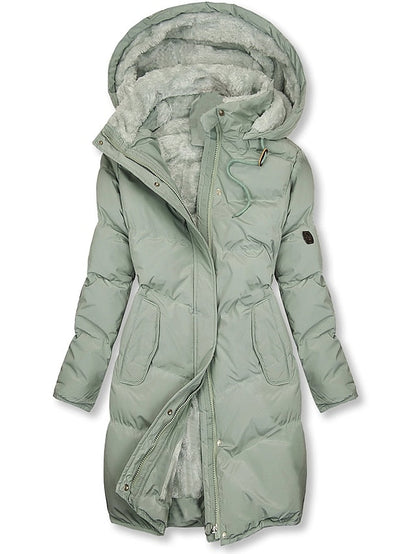 LeRoxy | Dames Lange Parka Winterjas met Fleece Voering en Capuchon