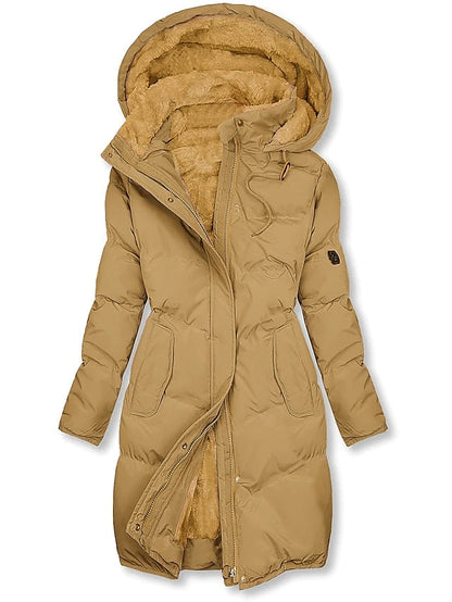 LeRoxy | Dames Lange Parka Winterjas met Fleece Voering en Capuchon