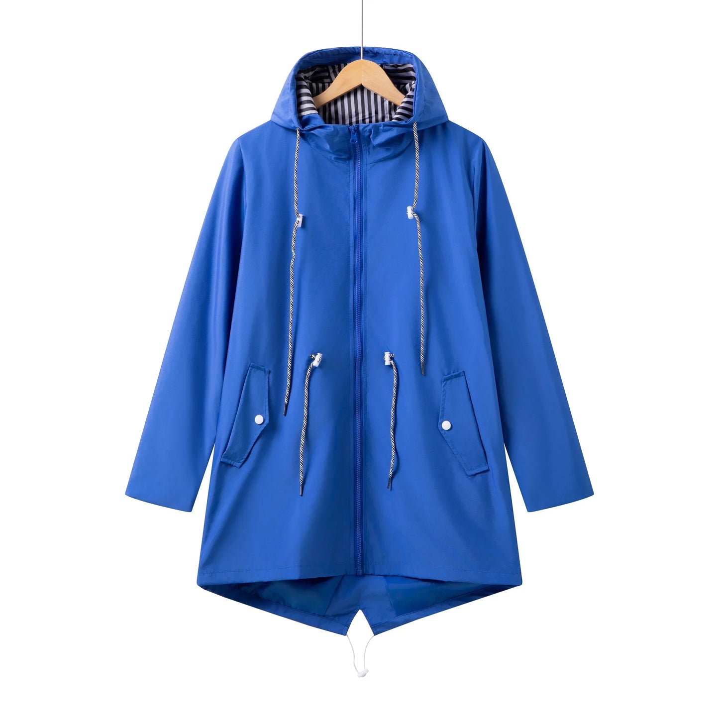 LeRoxy | Dames trenchcoat lang model | Waterdicht met capuchon