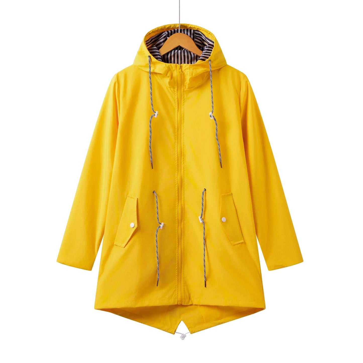 LeRoxy | Dames trenchcoat lang model | Waterdicht met capuchon