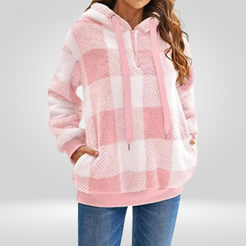 LeRoxy | Klassieke Hoodie met Halve Rits | Dames Sweatshirt Comfortabel & Stijlvol
