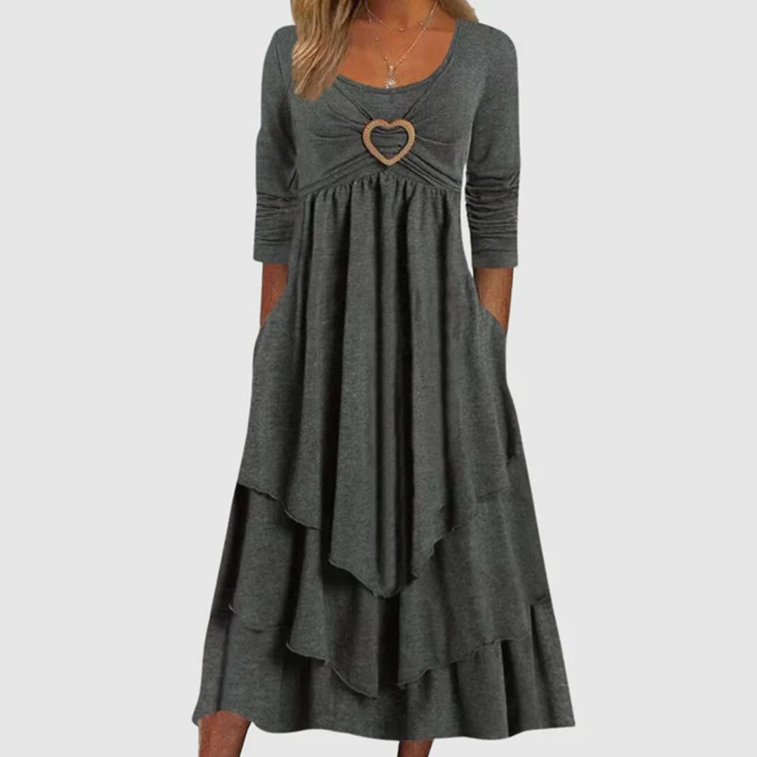 LeRoxy Casual Lange Jurk - Comfortabele en Stijlvolle Mode voor Elke Gelegenheid