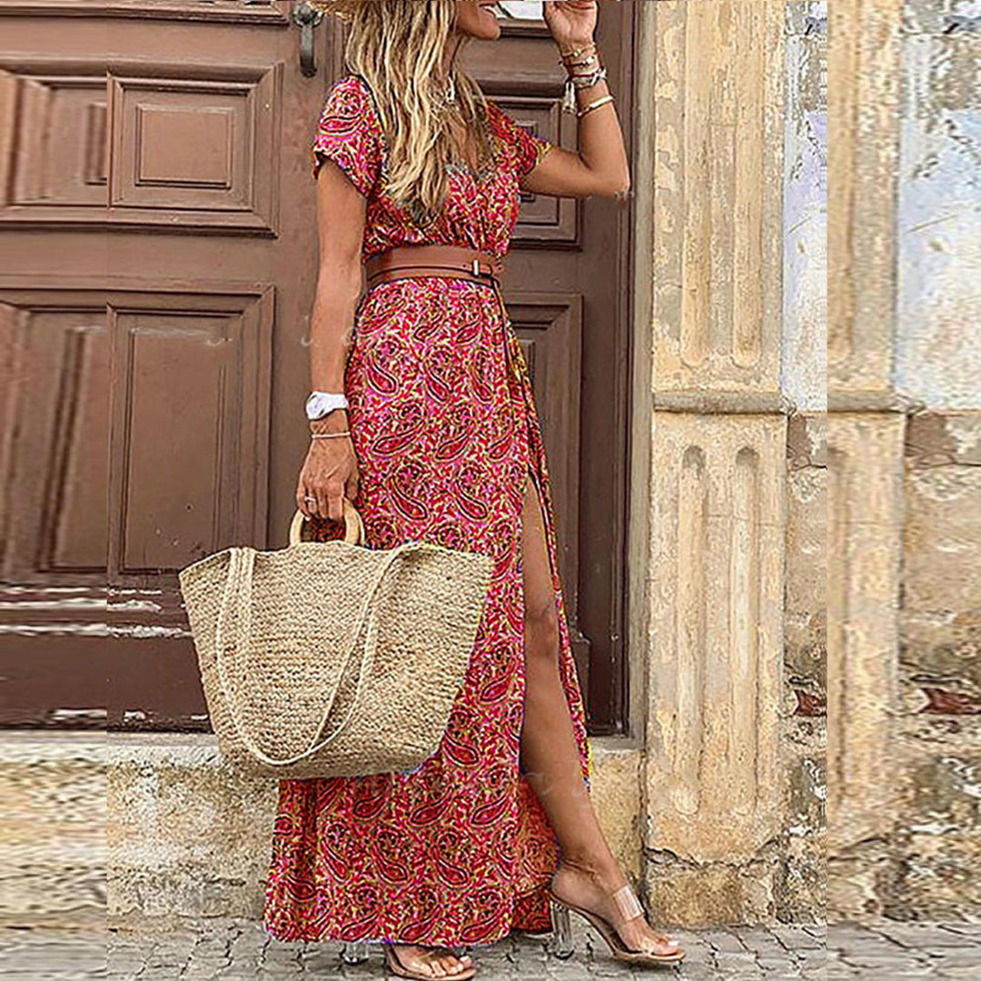 LeRoxy | Boho Jurk | Stijlvolle en Elegante Damesjurk voor Zomer & Festival