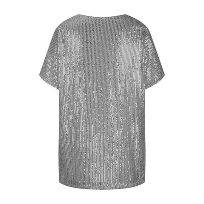 LeRoxy | Stijlvol Paillettenshirt voor Feestelijke Gelegenheden