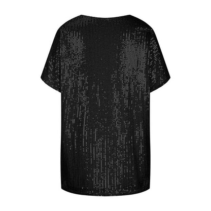 LeRoxy | Stijlvol Paillettenshirt voor Feestelijke Gelegenheden
