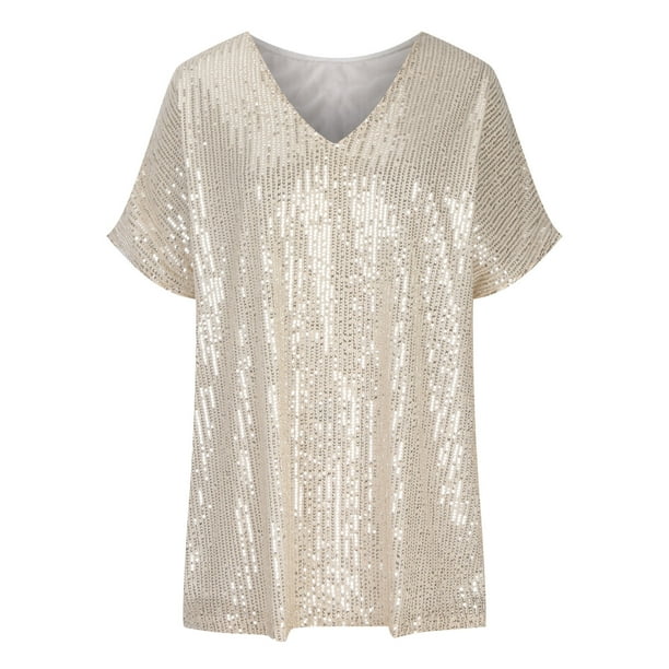 LeRoxy | Stijlvol Paillettenshirt voor Feestelijke Gelegenheden