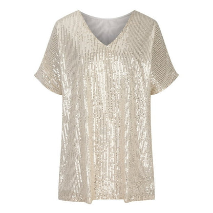 LeRoxy | Stijlvol Paillettenshirt voor Feestelijke Gelegenheden