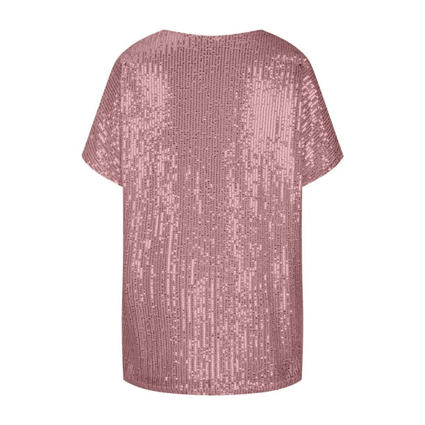 LeRoxy | Stijlvol Paillettenshirt voor Feestelijke Gelegenheden
