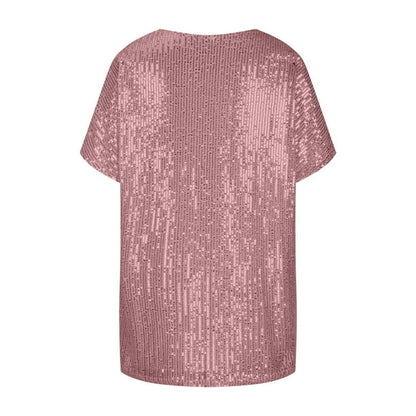 LeRoxy | Stijlvol Paillettenshirt voor Feestelijke Gelegenheden