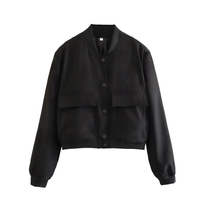 LeRoxy | Couture Bomberjack met Zakken | Regular Fit Essentials | Stijlvol & Comfortabel