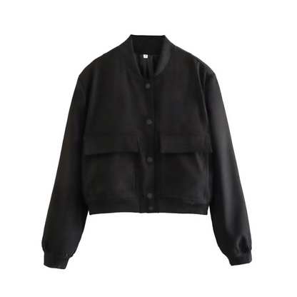 LeRoxy | Couture Bomberjack met Zakken | Regular Fit Essentials | Stijlvol & Comfortabel