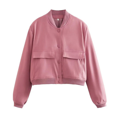 LeRoxy | Couture Bomberjack met Zakken | Regular Fit Essentials | Stijlvol & Comfortabel