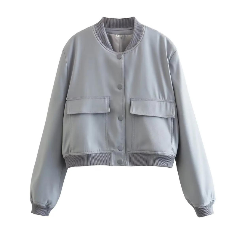 LeRoxy | Couture Bomberjack met Zakken | Regular Fit Essentials | Stijlvol & Comfortabel