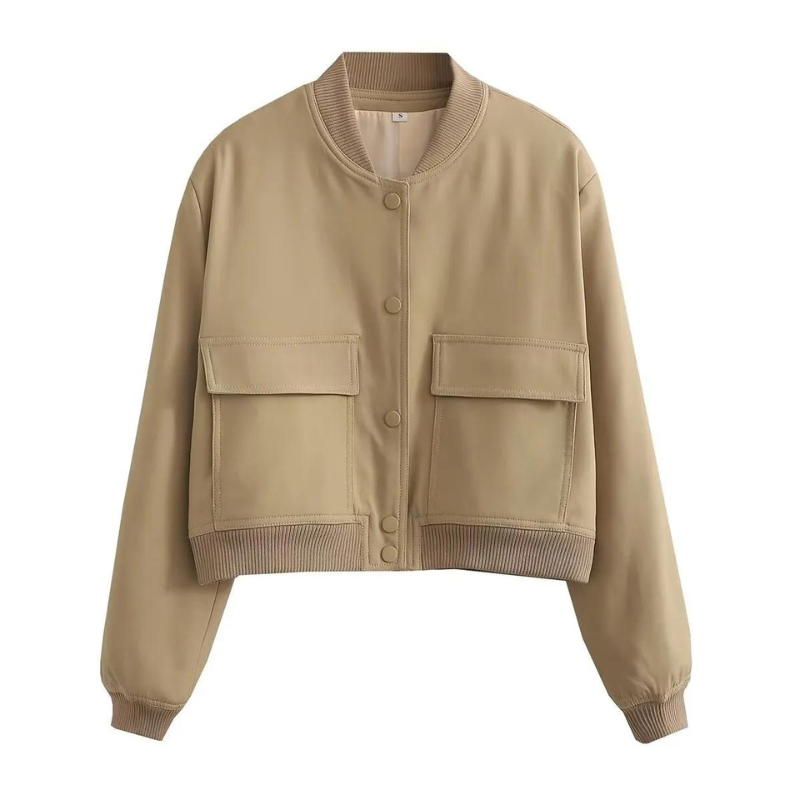 LeRoxy | Couture Bomberjack met Zakken | Regular Fit Essentials | Stijlvol & Comfortabel