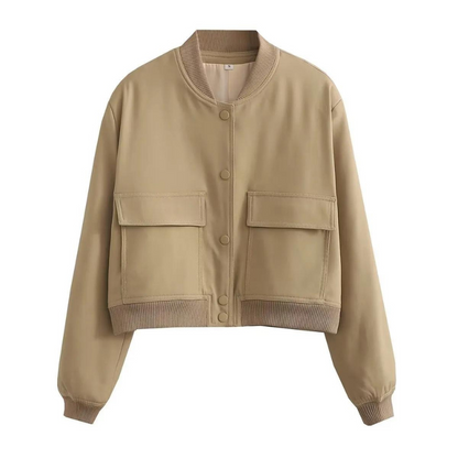 LeRoxy | Couture Bomberjack met Zakken | Regular Fit Essentials | Stijlvol & Comfortabel