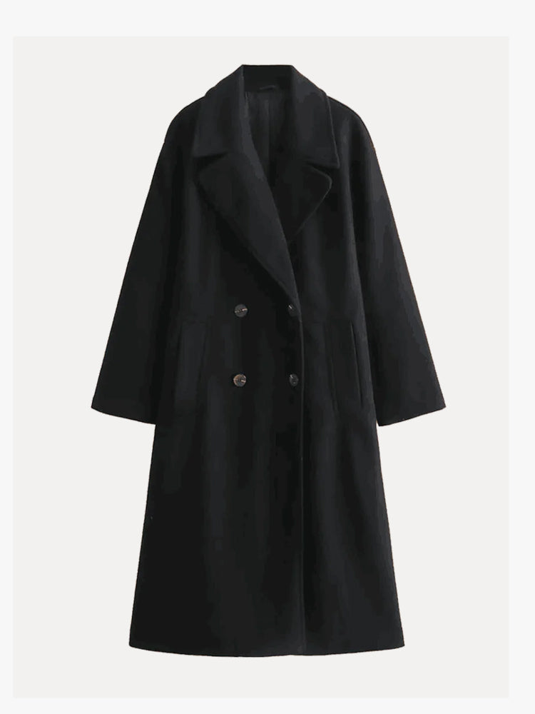 LeRoxy | Mijn LeRoxy | Elegante Wollen Trenchcoat | Stijlvolle Winterjas voor Dames