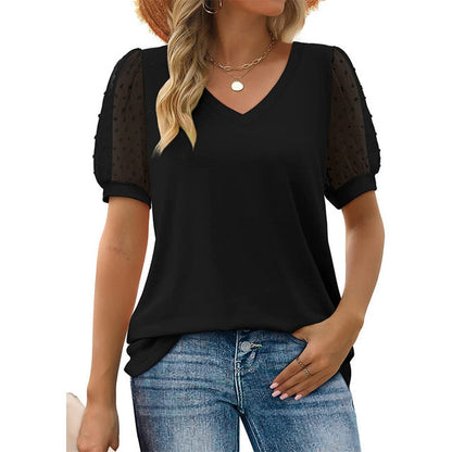 LeRoxy | Top met V-hals - Stijlvolle Lente en Zomer Top voor Vrouwen