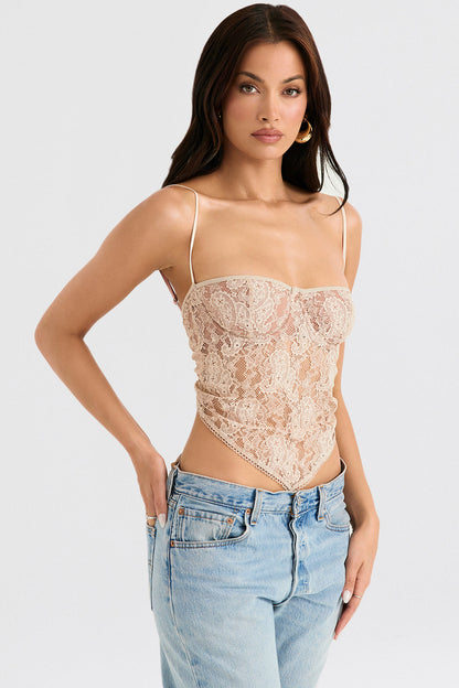 LeRoxy | legante Kanten Bustier-Top met Verfijnde Details | Luxe Lingerie